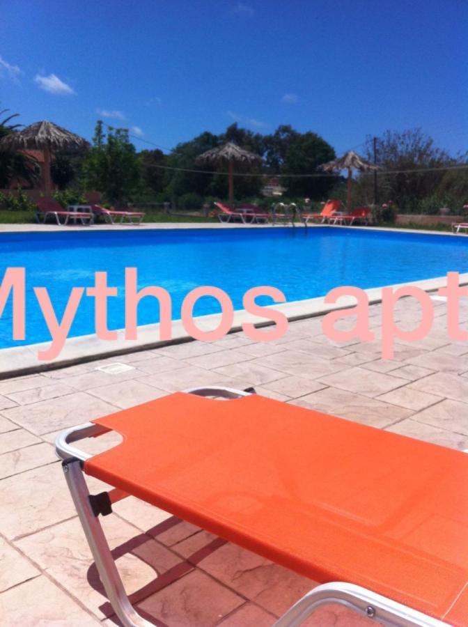 Mythos Apts Rentit Agios Stefanos Avliotes  Exteriör bild